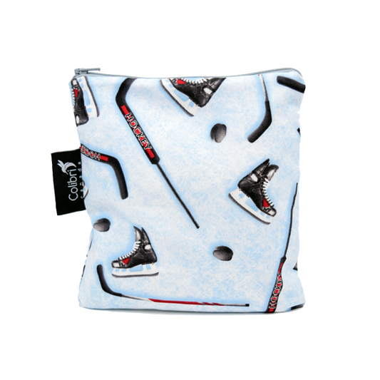 2032 - Hockey Reusable Snack Bag - Large
