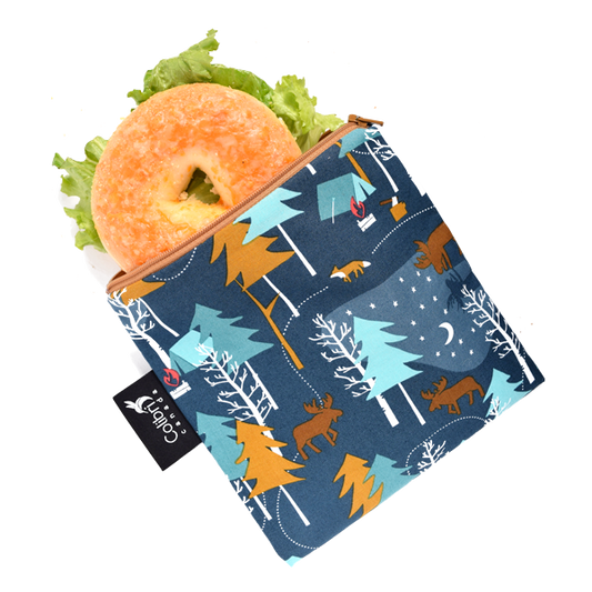 2074 - Camp Out Reusable Snack Bag - Large