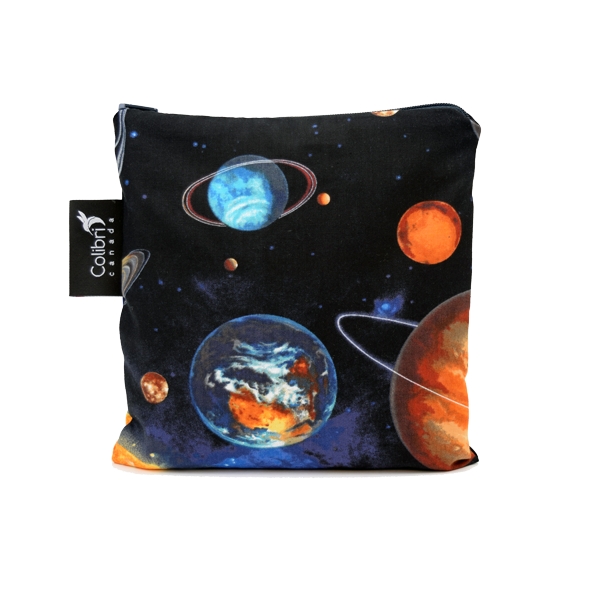 2078 - Space - Reusable Snack Bag - Large