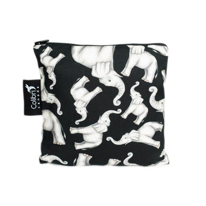 2108 - Elephant Reusable Snack Bag - Large