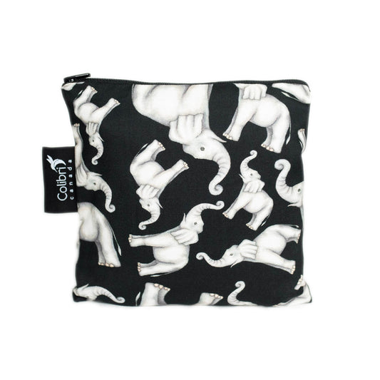 2108 - Elephant Reusable Snack Bag - Large