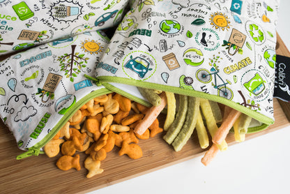 2115 - Recycle Reusable Snack Bag - Large