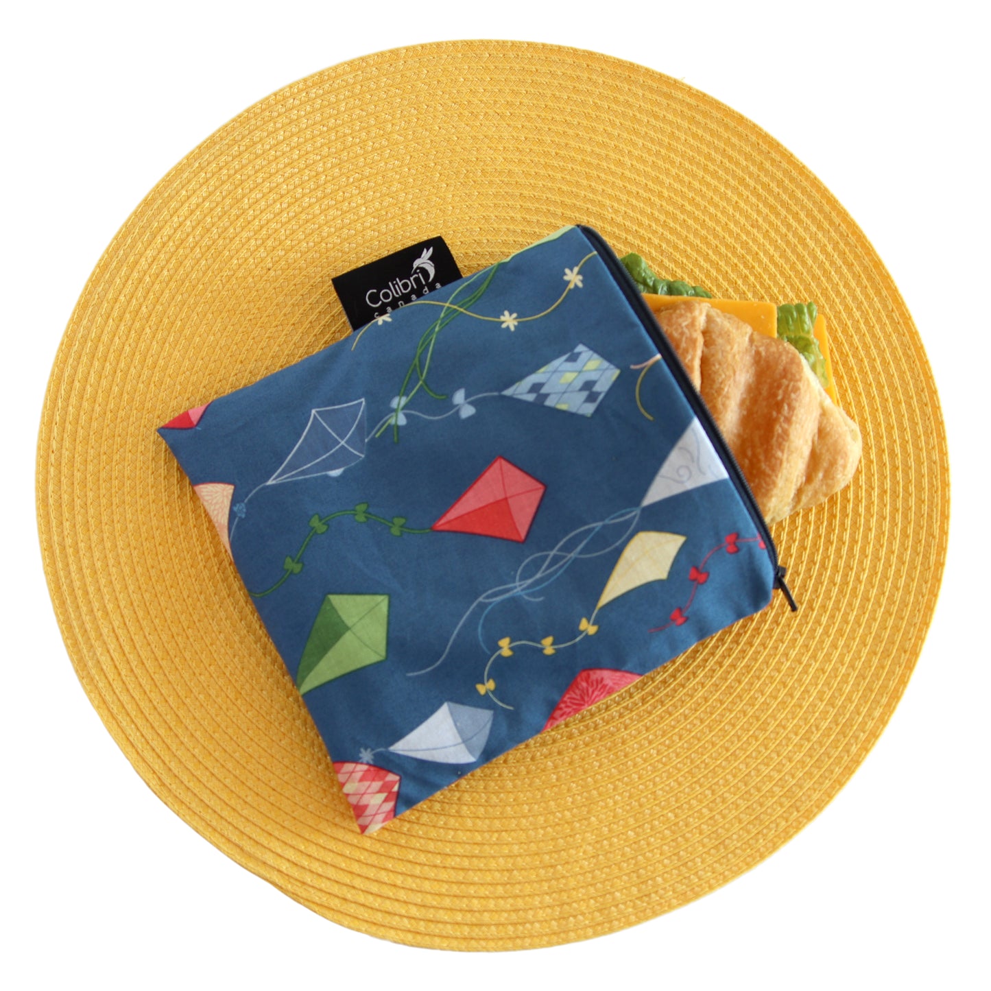 2130 - Kites Reusable Snack Bag - Large