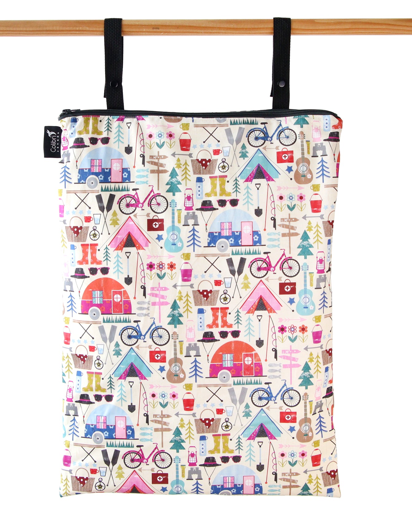 4136 - Happy Camper Extra Large Wet Bag