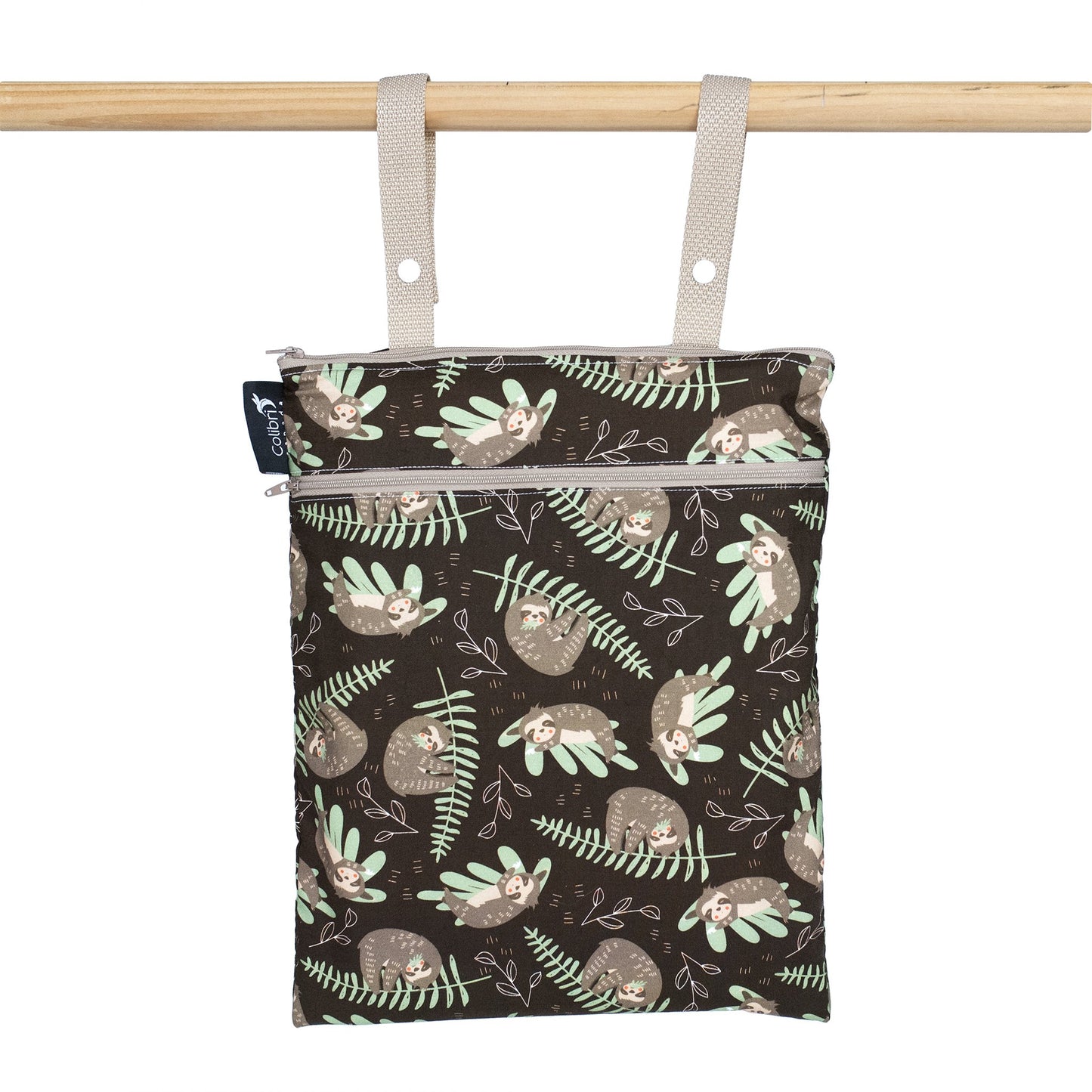 6100 - Sloths Double Duty Wet Bag