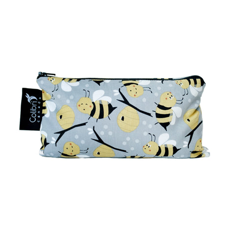 8089 - Bees Reusable Snack Bag - Medium