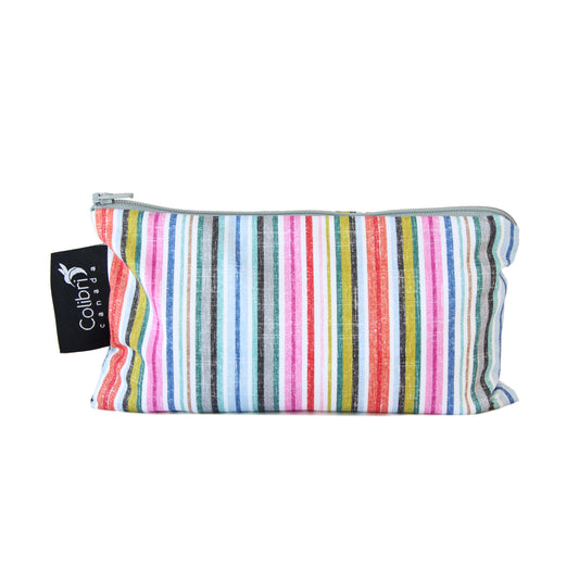 8137 - Summer Stripes Reusable Snack Bag - Medium