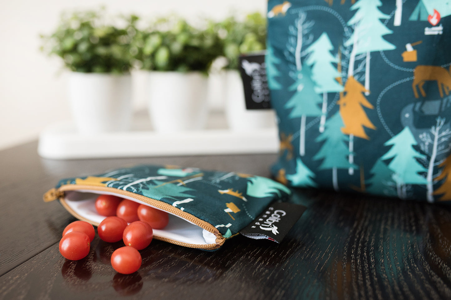 1074 - Camp Out Reusable Snack Bag - Small