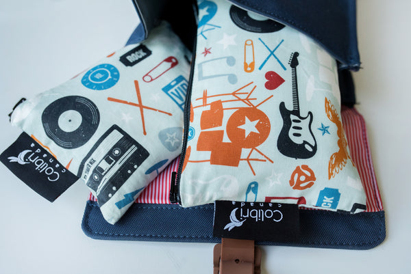 8119 - Rock n' Roll Reusable Snack Bag - Medium
