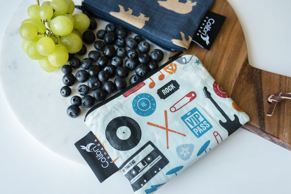 1119 - Rock n' Roll Reusable Snack Bag - Small