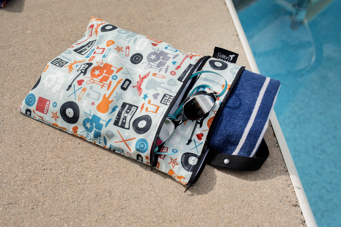 6119 Rock n' Roll Double Duty Wet Bag