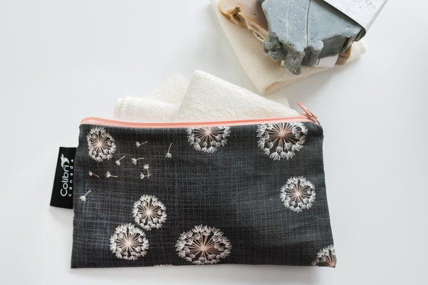 8103 - Dandelion Reusable Snack Bag - Medium