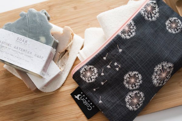 8103 - Dandelion Reusable Snack Bag - Medium