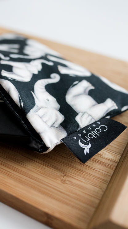 8108 - Elephant Reusable Snack Bag - Medium