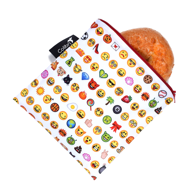2085 - Emoji - Reusable Snack Bag - Large