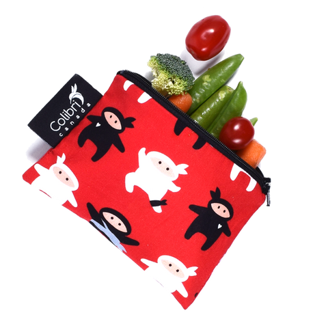 1084 - Ninja - Reusable Snack Bag - Small