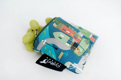 1090 - Urban Cycle - Reusable Snack Bag - Small